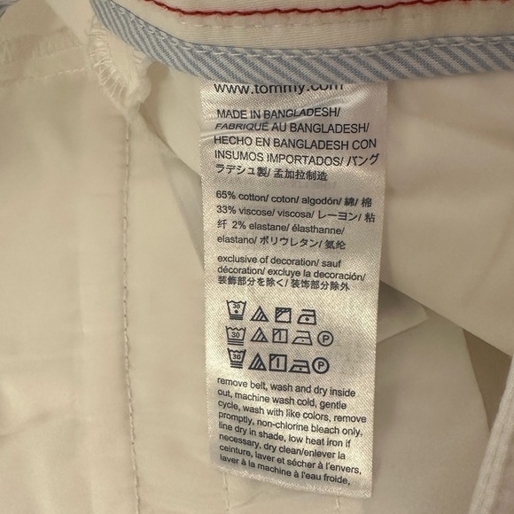 Tommy Hilfiger Stretch Slim Crop Pants Size 14 - Picture 5 of 8